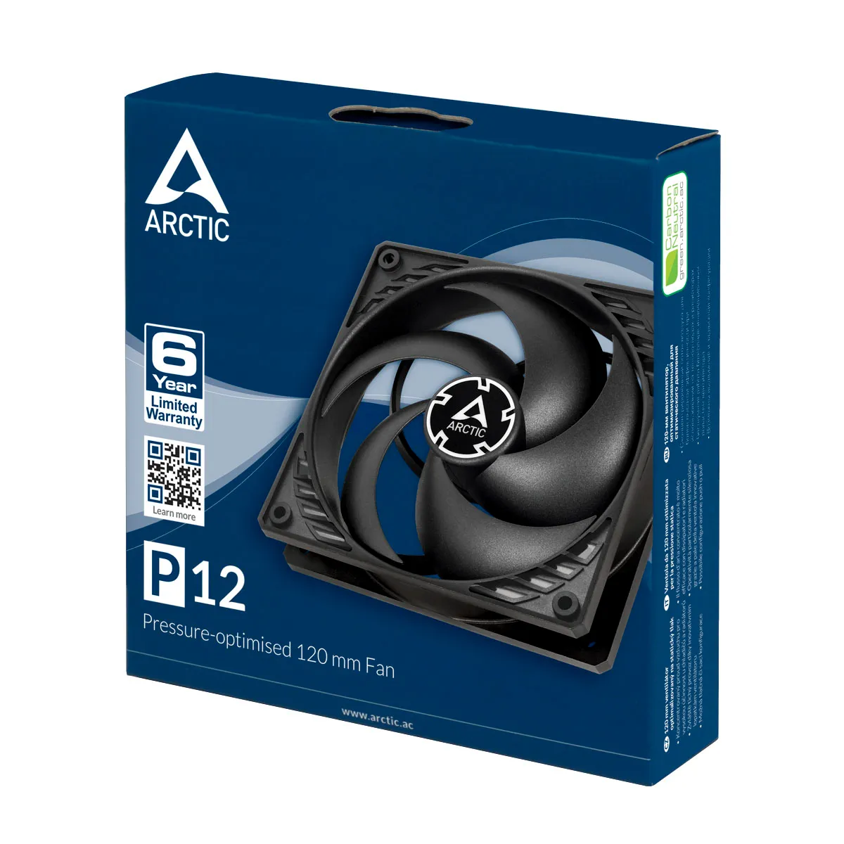 Вентилятор Arctic P12 Black (ACFAN00118A) - мініатюра 6