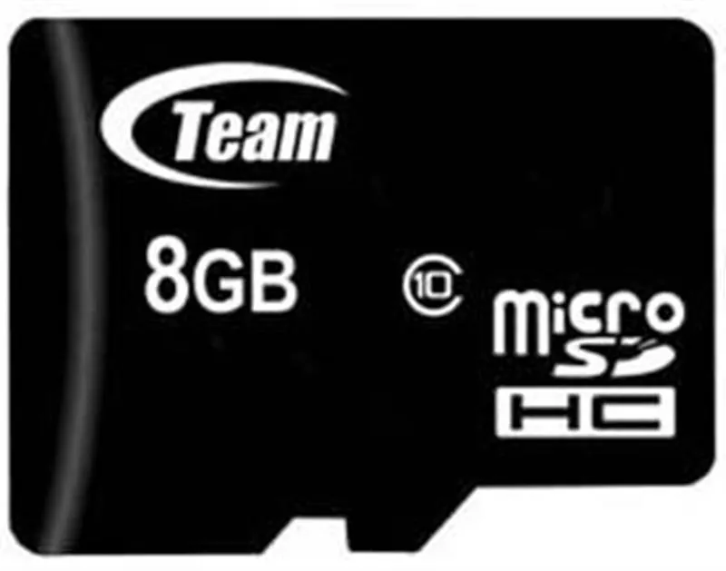 Карта пам`ятi MicroSDHC 8GB Class 10 Team + SD-adapter (TUSDH8GCL1003)- - зображення 1
