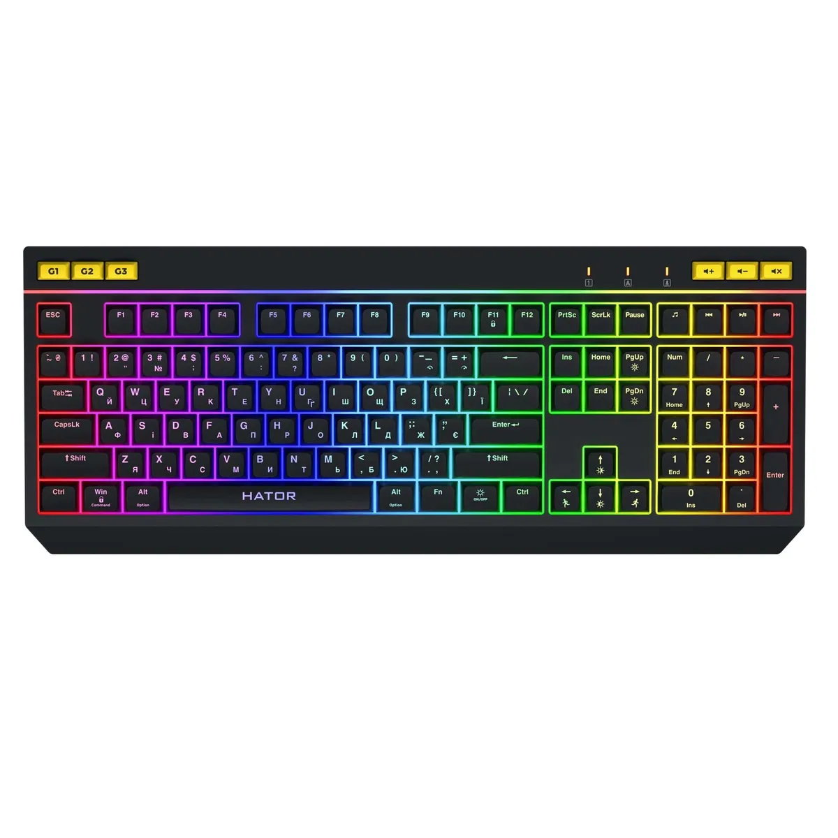 Клавіатура Hator Icefall Black (HTK402UA) - зображення 1