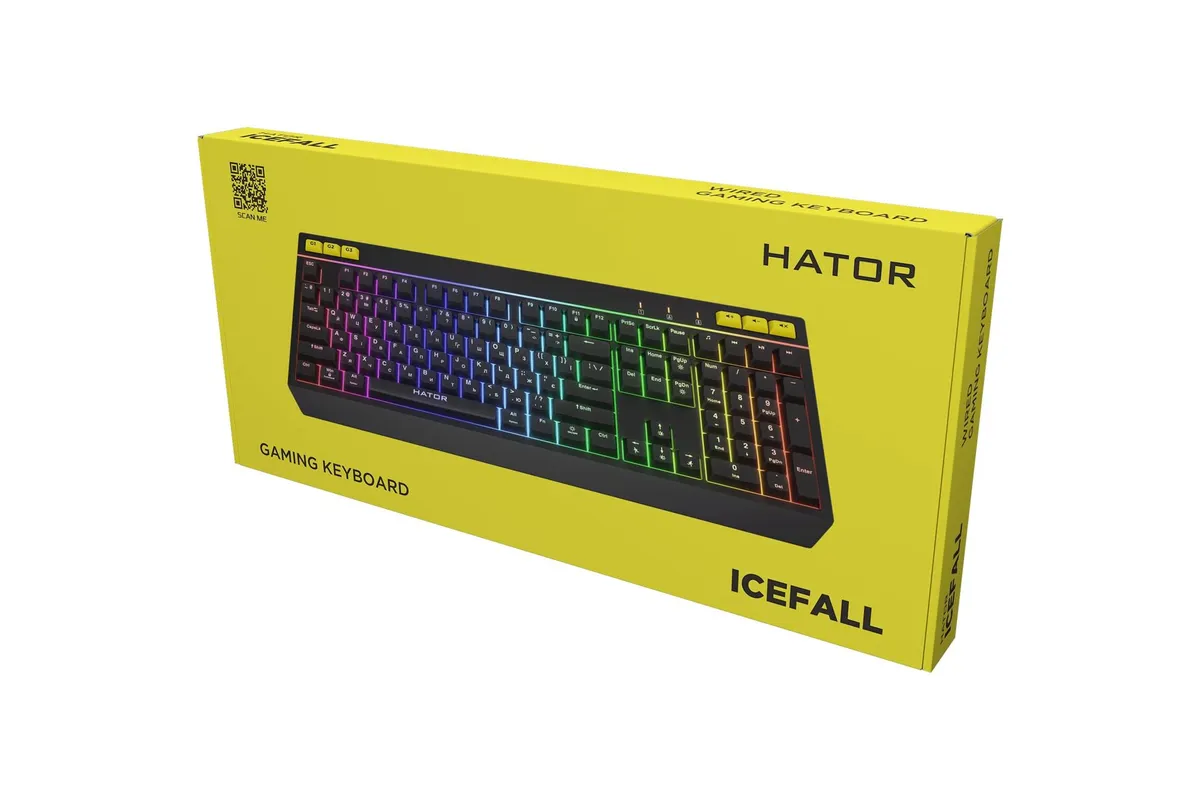 Клавіатура Hator Icefall Black (HTK402UA) - мініатюра 6