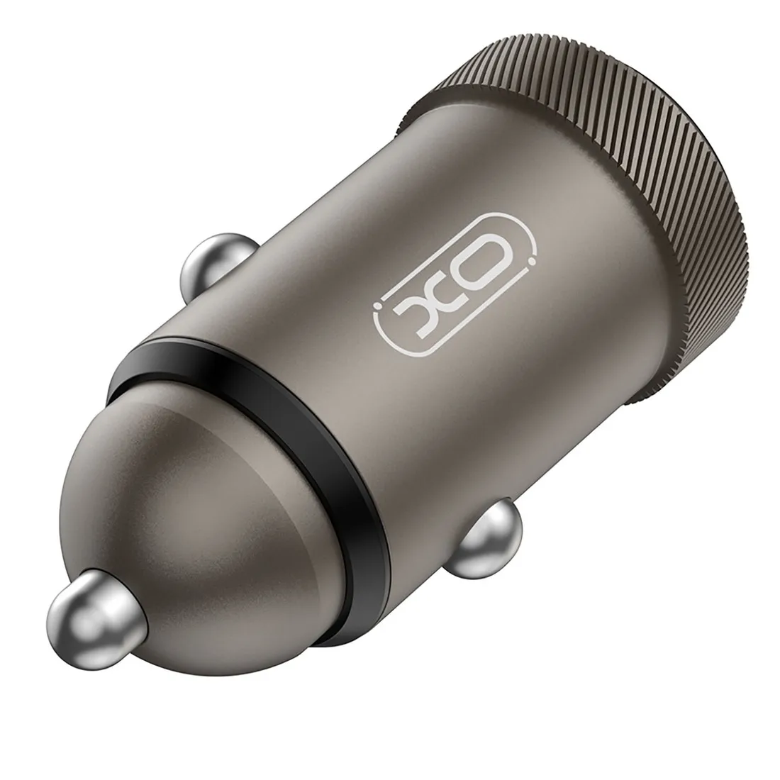 Автомобільний зарядний пристрій XO CC70 (USB-C, 3A) 30W Black - мініатюра 2