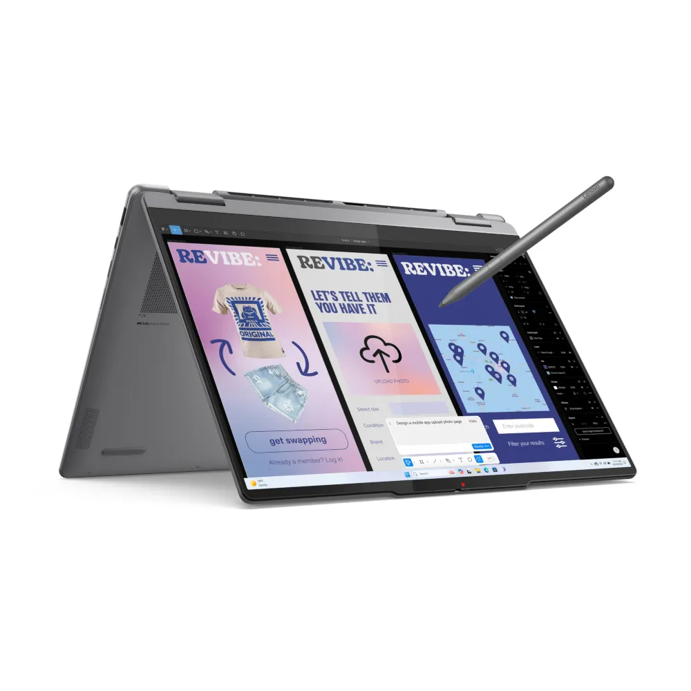 Ноутбук Lenovo Yoga 7 2-in-1 14ILL10 (83JQ009URA) Luna Grey - мініатюра 2