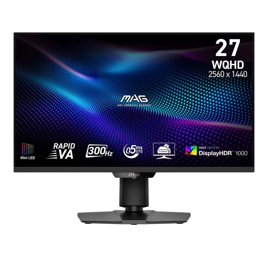 Монітор MSI 27" MAG 274QPF X30MV VA Black 300Hz - зображення 1