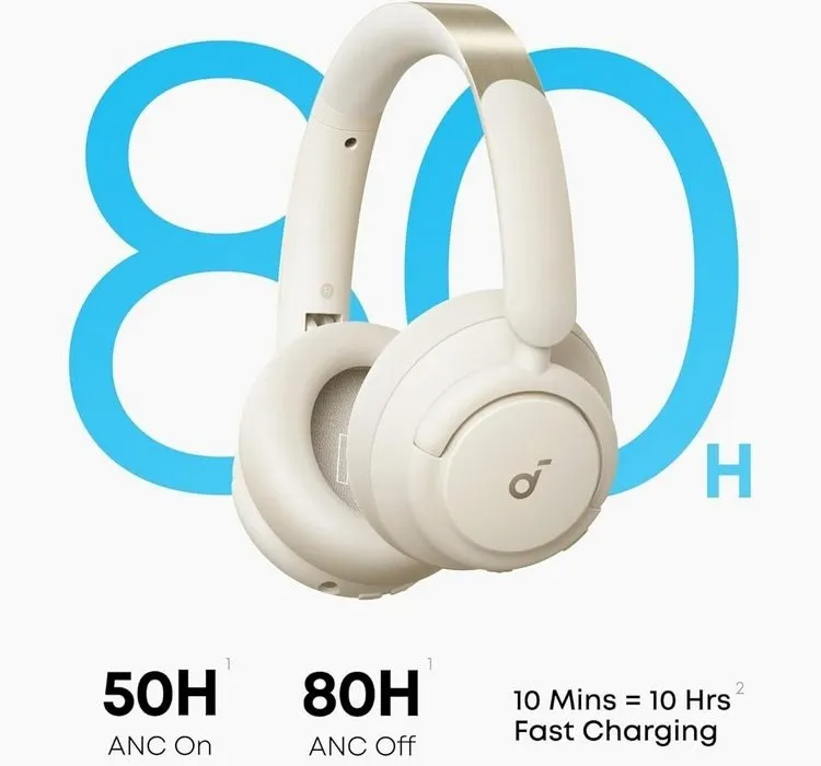 Bluetooth-гарнітура Anker SoundCore Life Q30 v2 White (A3028323) - мініатюра 8