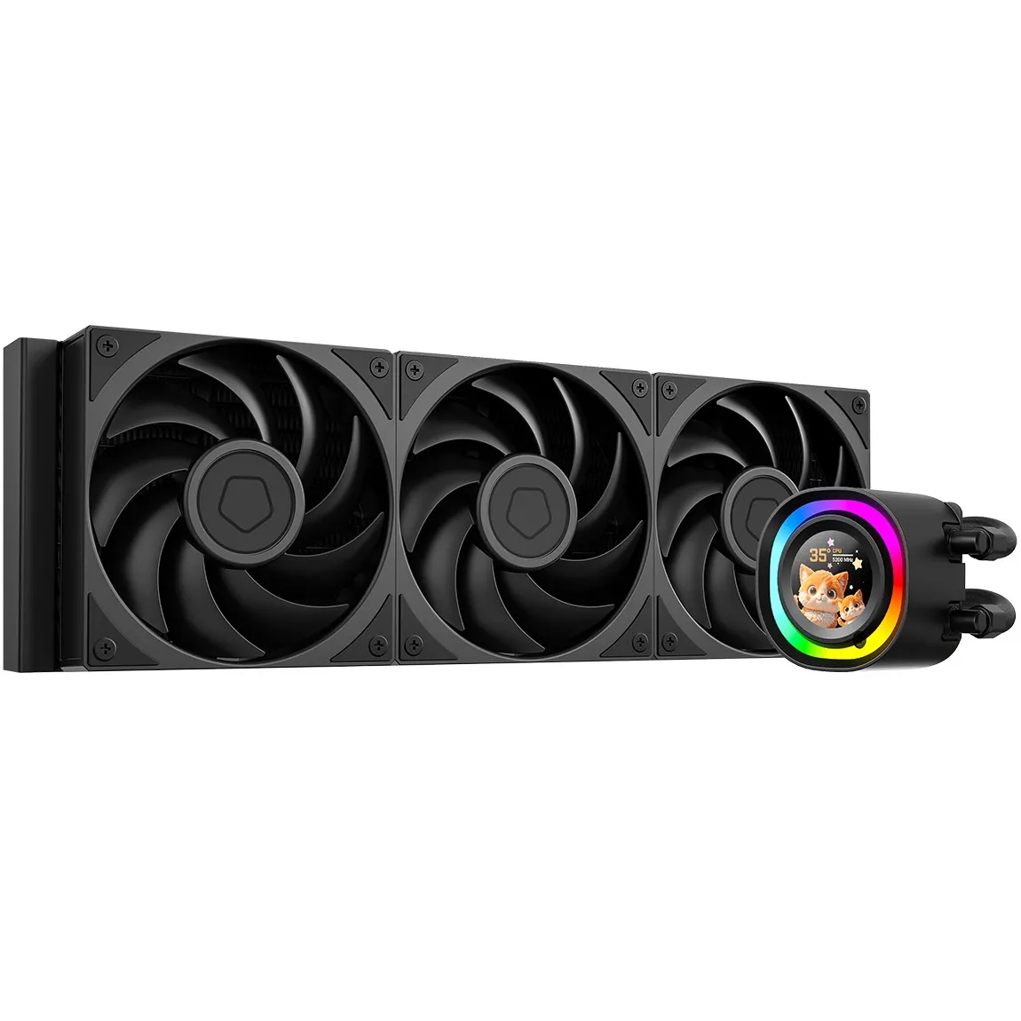 Система водяного охолодження ID-Cooling FX360 LCD PE - зображення 1