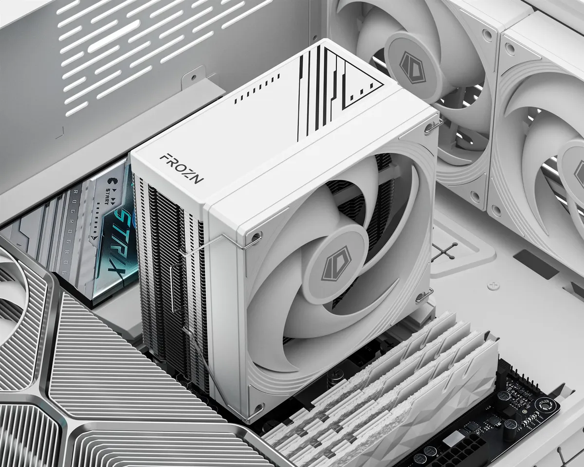 Кулер процесорний ID-Cooling Frozn A410 SE White - мініатюра 3