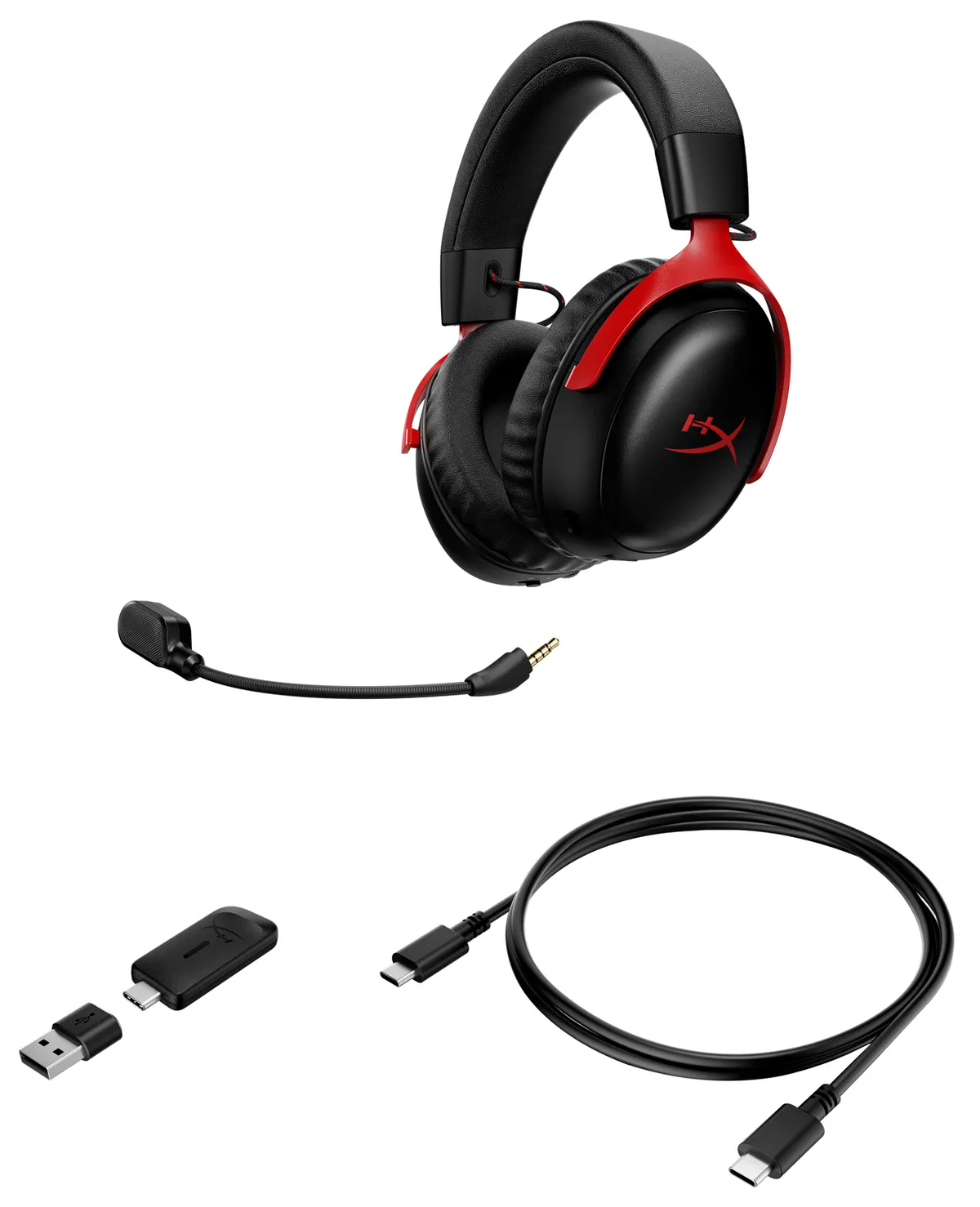 Гарнiтура HyperX Cloud III S Black/Red (A59Z0AA) - мініатюра 7