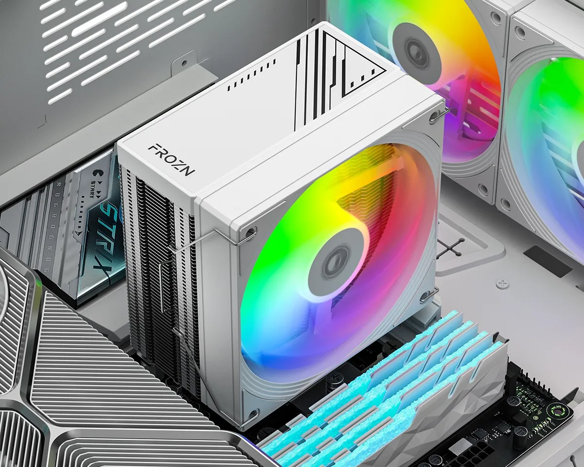 Кулер процесорний ID-Cooling Frozn A410 SE ARGB White - мініатюра 8