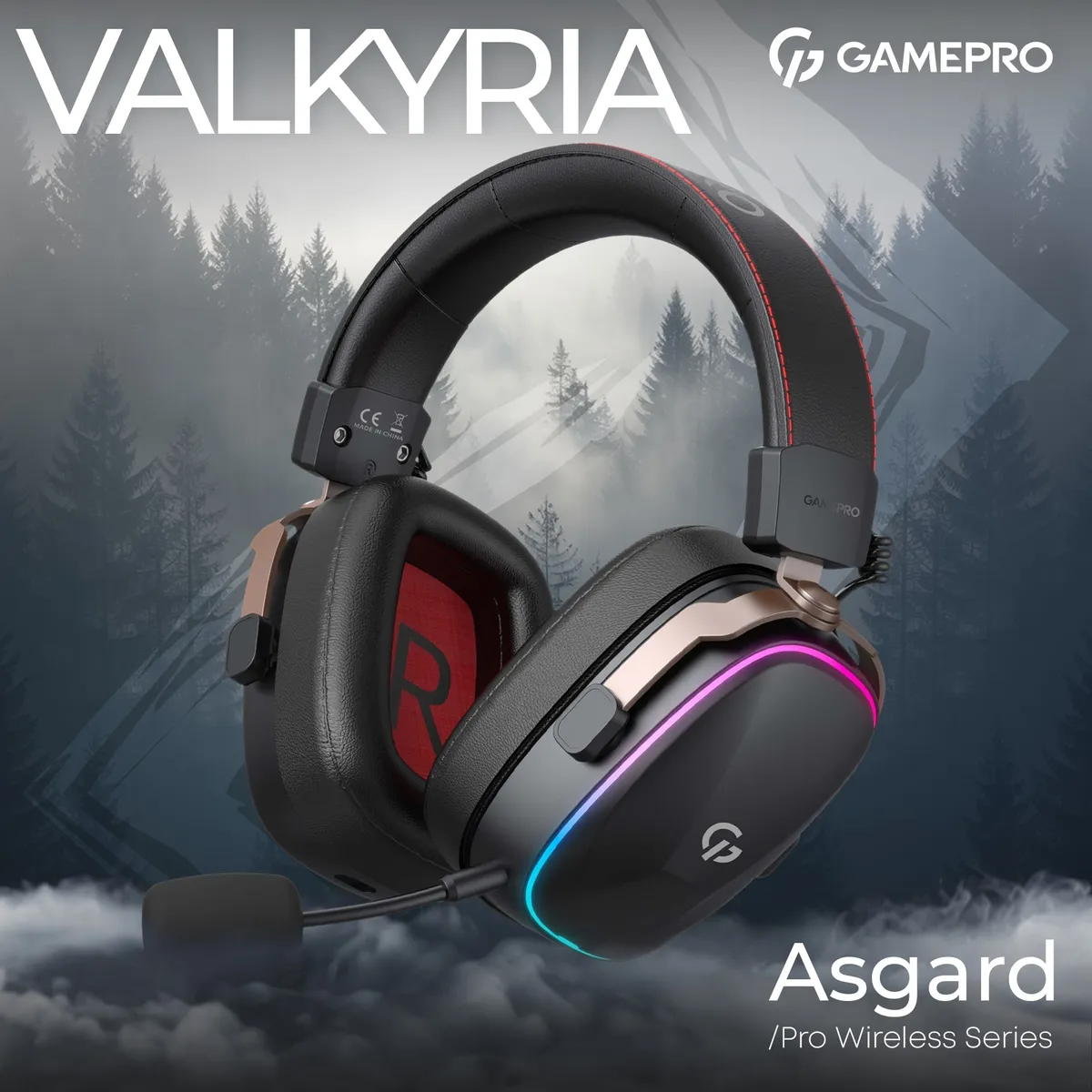 Гарнітура GamePro Asgard Valkyria Black (HSW249B) - мініатюра 3