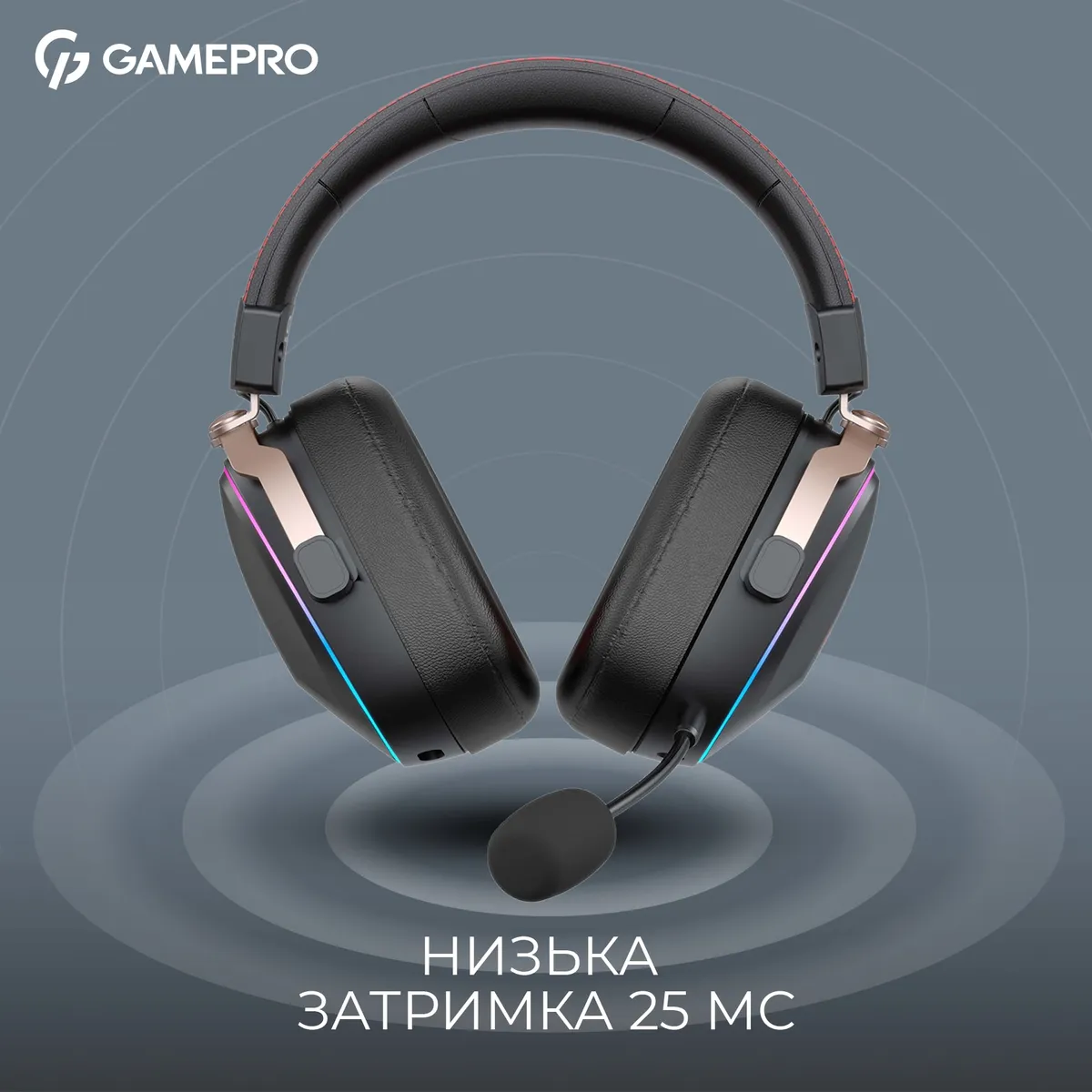 Гарнітура GamePro Asgard Valkyria Black (HSW249B) - мініатюра 6