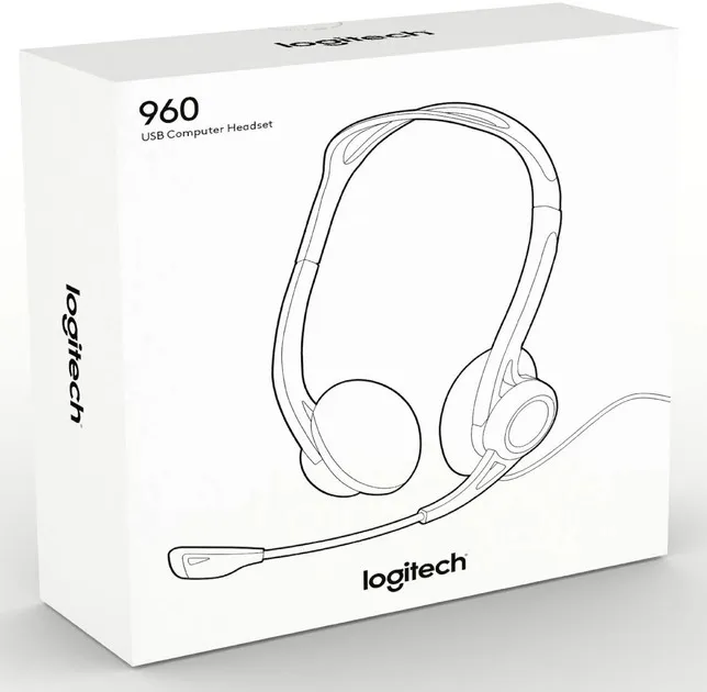 Гарнітура Logitech PC 960 USB (981-000100) - мініатюра 15