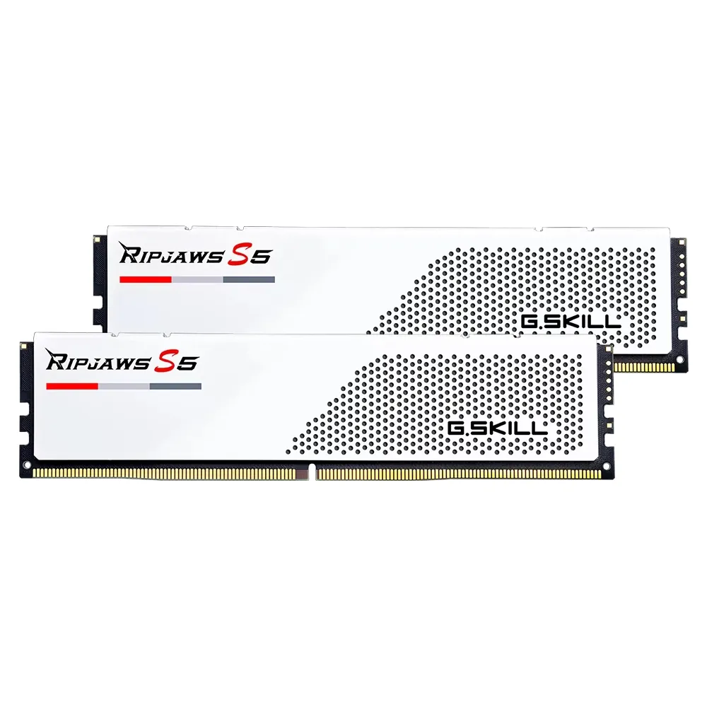 Модуль пам`ятi DDR5 2x16GB/5600 G.Skill Ripjaws S5 White (F5-5600J4040C16GX2-RS5W) - зображення 1