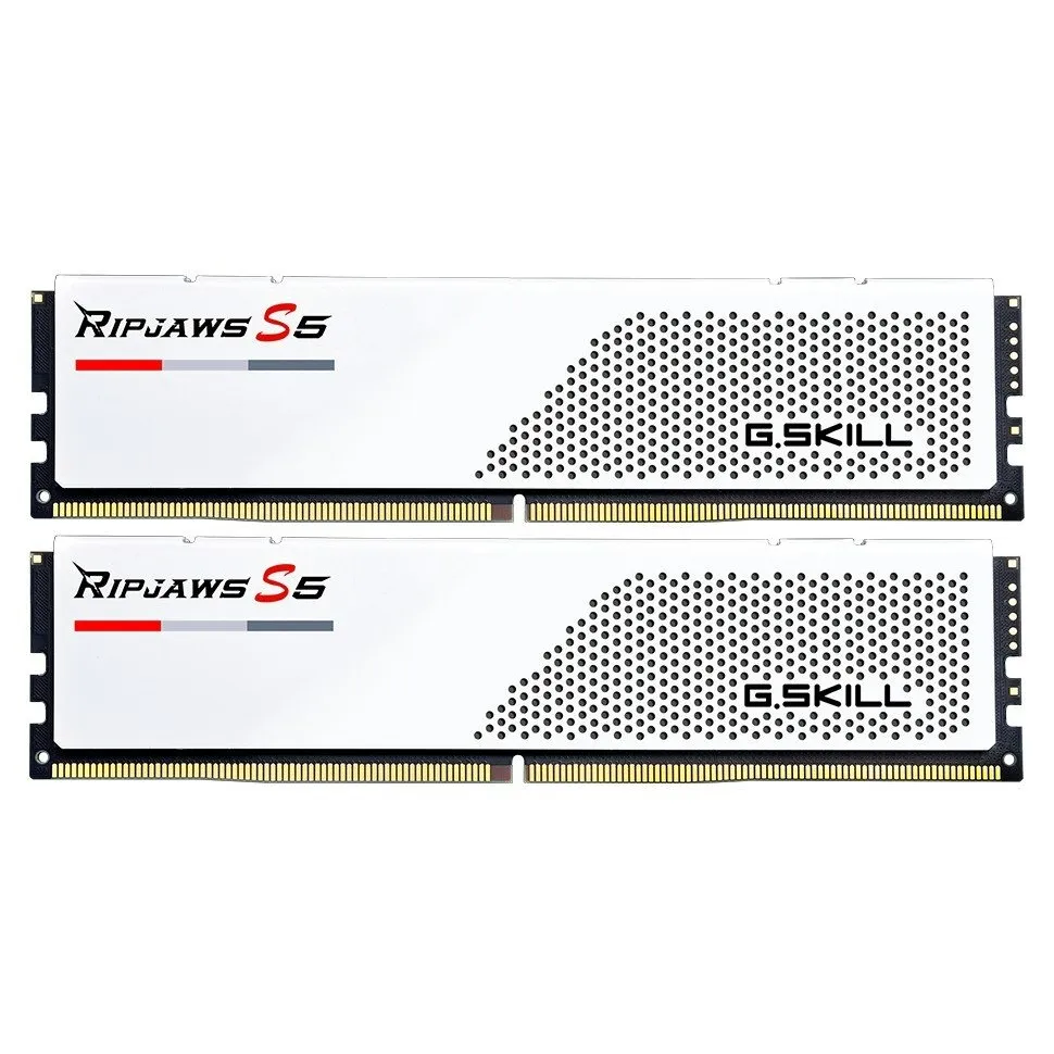 Модуль пам`ятi DDR5 2x16GB/5600 G.Skill Ripjaws S5 White (F5-5600J4040C16GX2-RS5W) - мініатюра 2