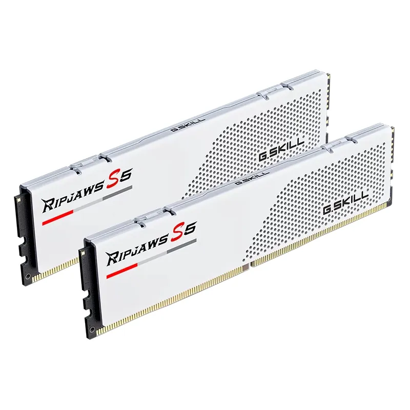 Модуль пам`ятi DDR5 2x16GB/5600 G.Skill Ripjaws S5 White (F5-5600J4040C16GX2-RS5W) - мініатюра 5