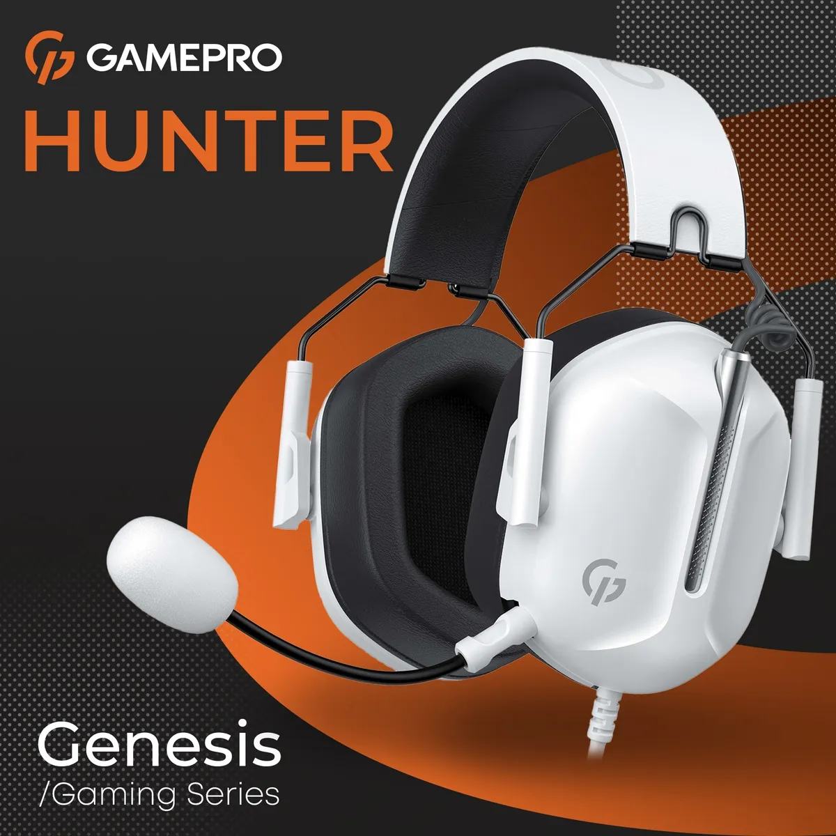 Гарнітура GamePro Genesis Hunter White (HS1350W) - мініатюра 3