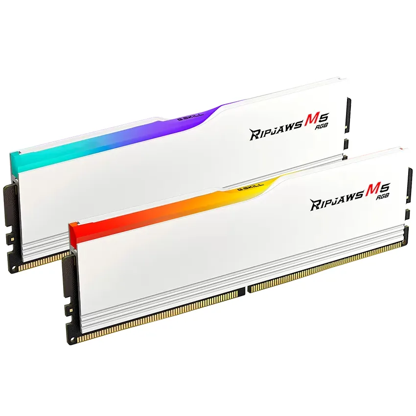 Модуль пам`ятi DDR5 2x16GB/6000 G.Skill Ripjaws M5 RGB White (F5-6000J3636F16GX2-RM5RW) - мініатюра 3