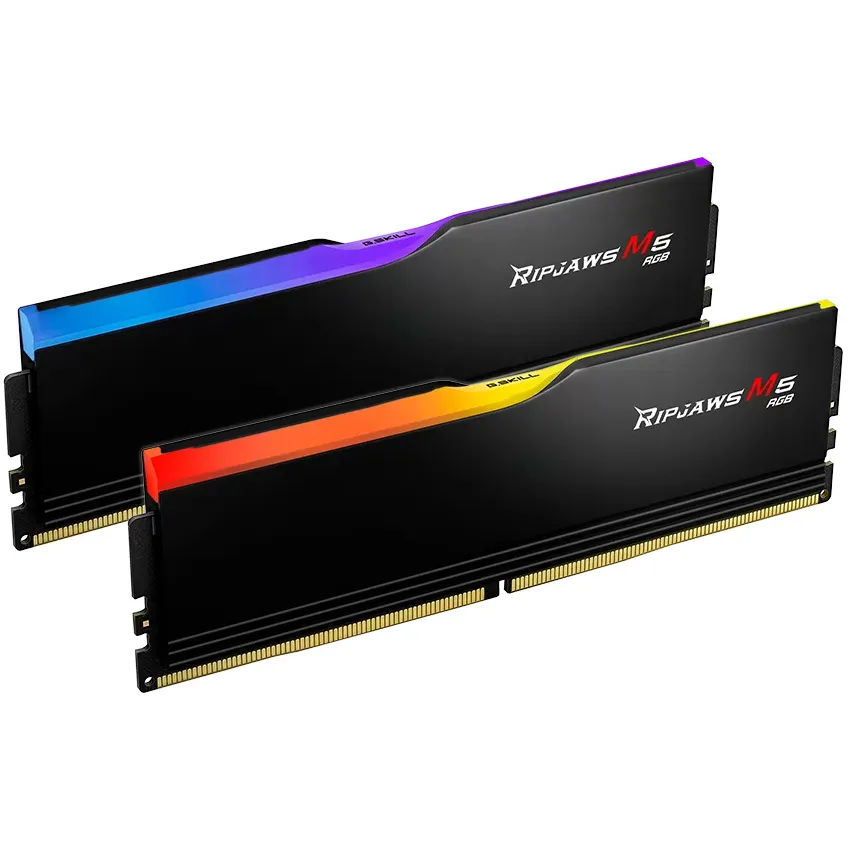 Модуль пам`ятi DDR5 2x16GB/6000 G.Skill Ripjaws M5 RGB Black (F5-6000J3238F16GX2-RM5RK) - мініатюра 4