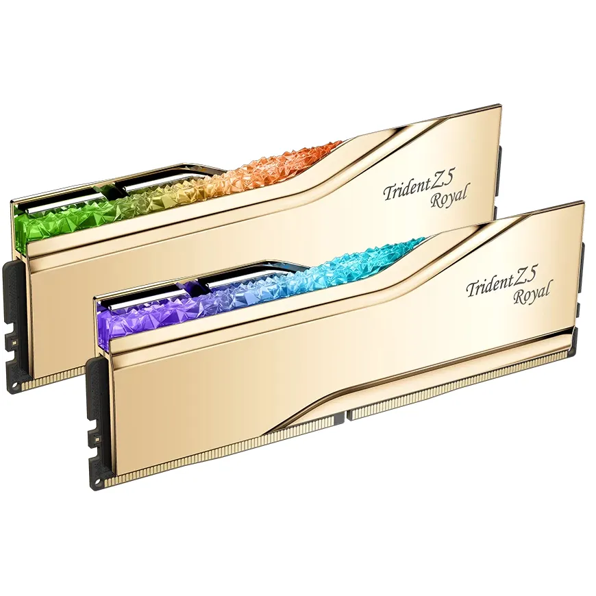 Модуль пам`ятi DDR5 2x16GB/6000 G.Skill Trident Z5 Royal Gold (F5-6000J2836G16GX2-TR5G) - мініатюра 5