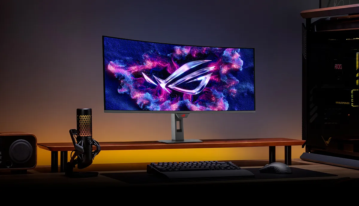Монітор Asus 34" ROG Strix XG34WCDG (90LM0B70-B01171) OLED Black Curved 175Hz - мініатюра 3