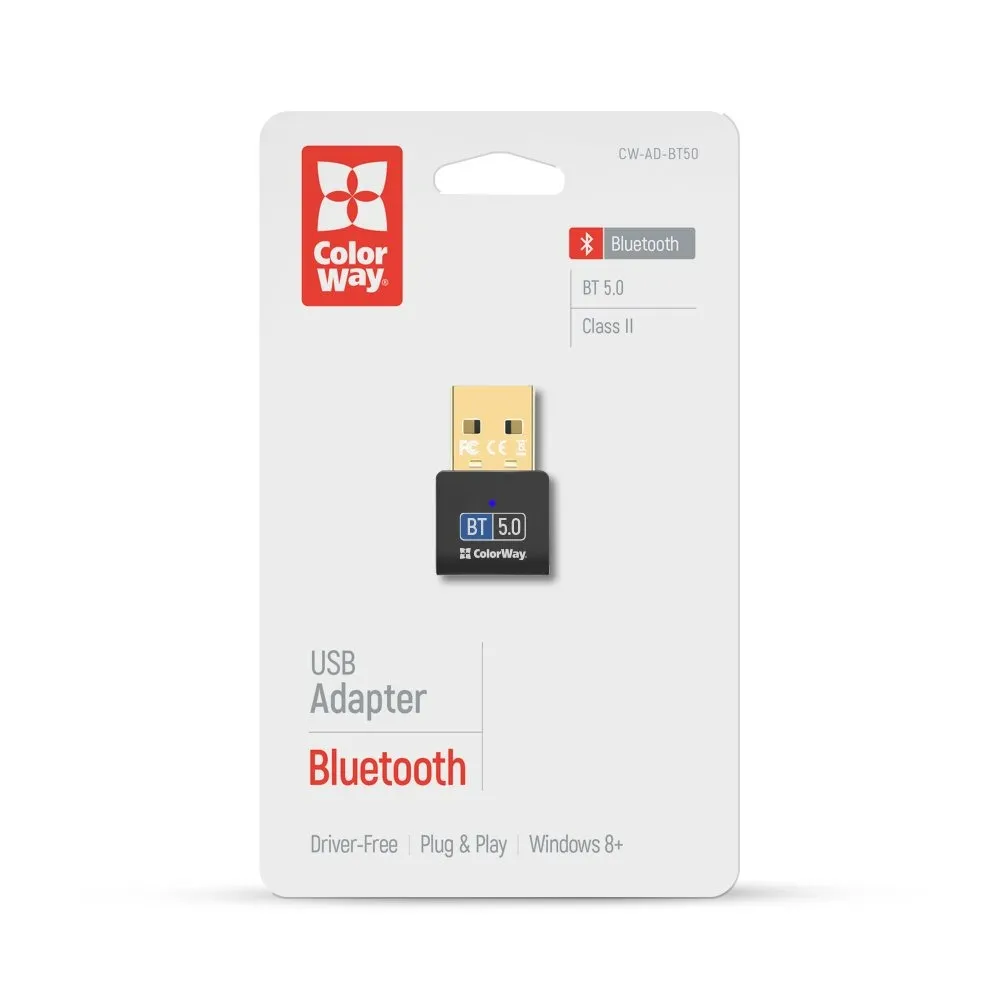 Адаптер Bluetooth 5.0 ColorWay (CW-AD-BT50) - мініатюра 7