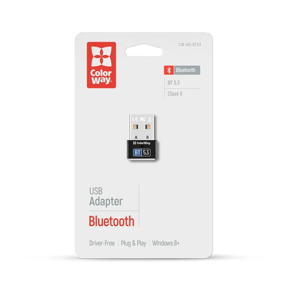 Адаптер Bluetooth 5.3 ColorWay (CW-AD-BT53) - мініатюра 5