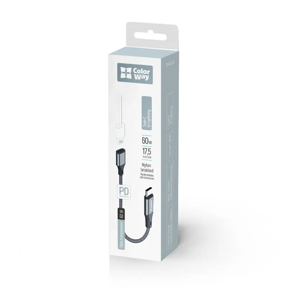 Адаптер ColorWay USB-C - Lightning (CW-AD-CL) - мініатюра 11