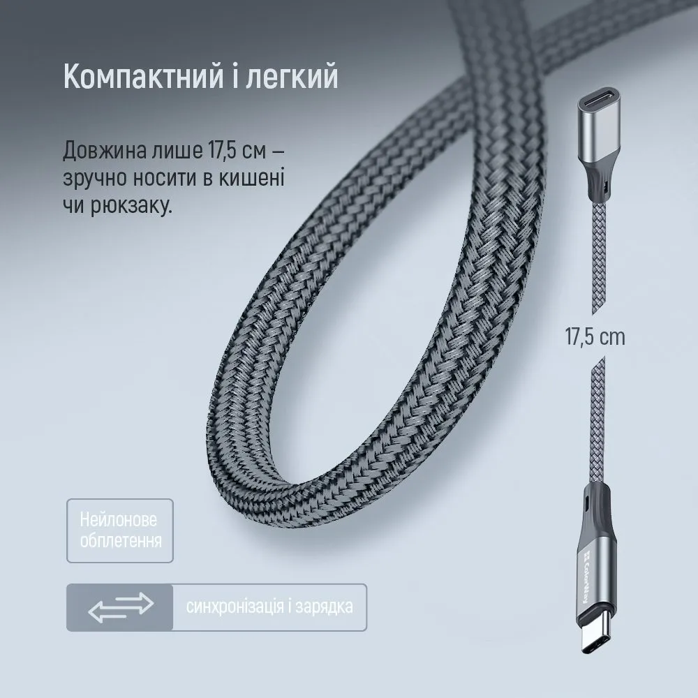 Адаптер ColorWay USB-C - Lightning (CW-AD-CL) - мініатюра 2