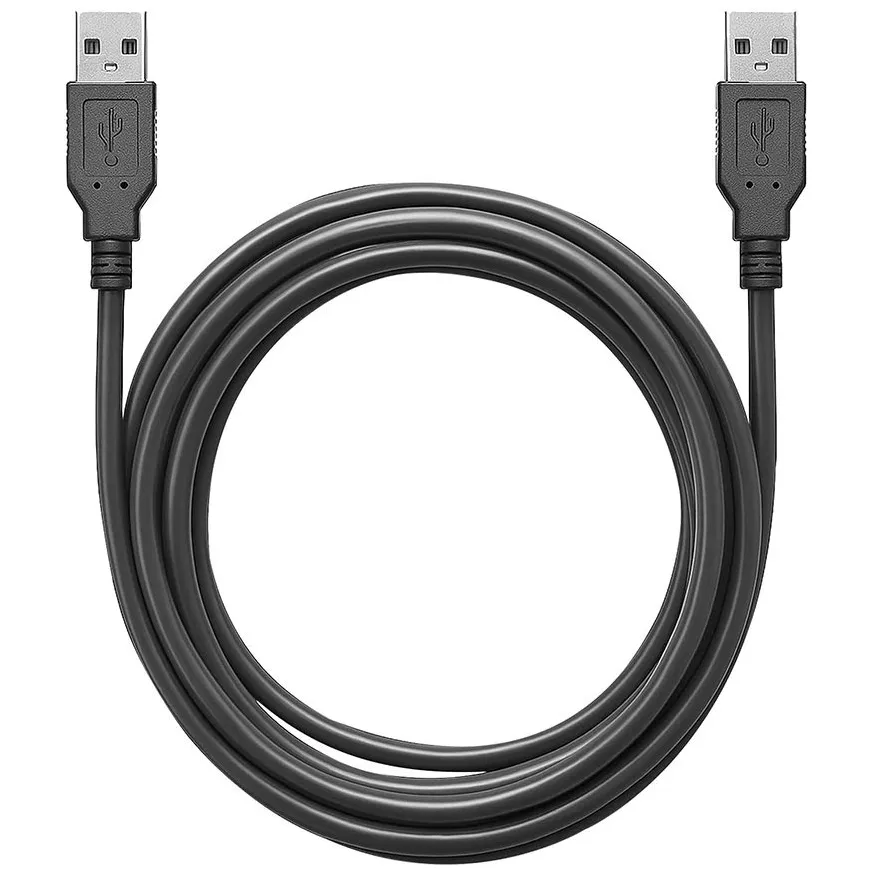 Кабель ColorWay USB - USB V 2.0 (M/M), 1 м, Black (CW-CBUU071-BK) - зображення 1