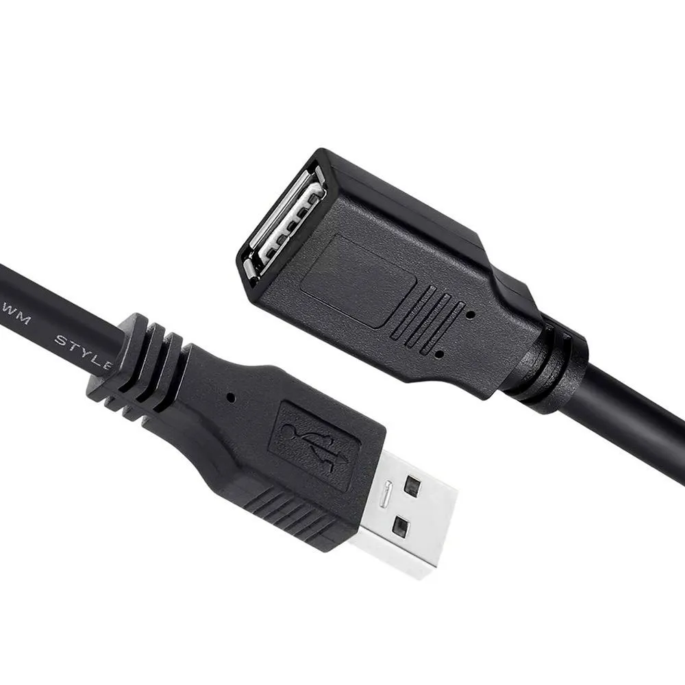 Кабель ColorWay USB - USB V 2.0 (M/F), 1.8 м, Black (CW-CBUF076-BK) - мініатюра 10