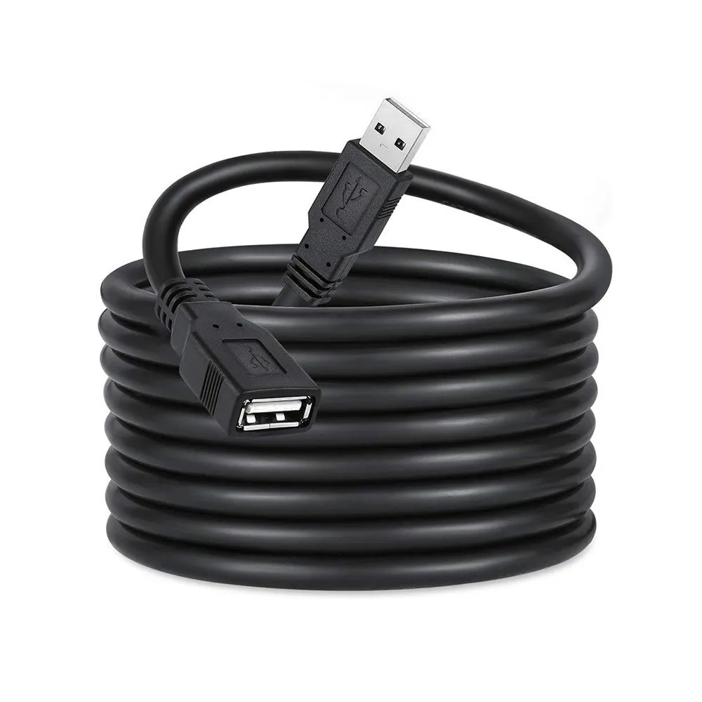 Кабель ColorWay USB - USB V 2.0 (M/F), 1.8 м, Black (CW-CBUF076-BK) - мініатюра 11