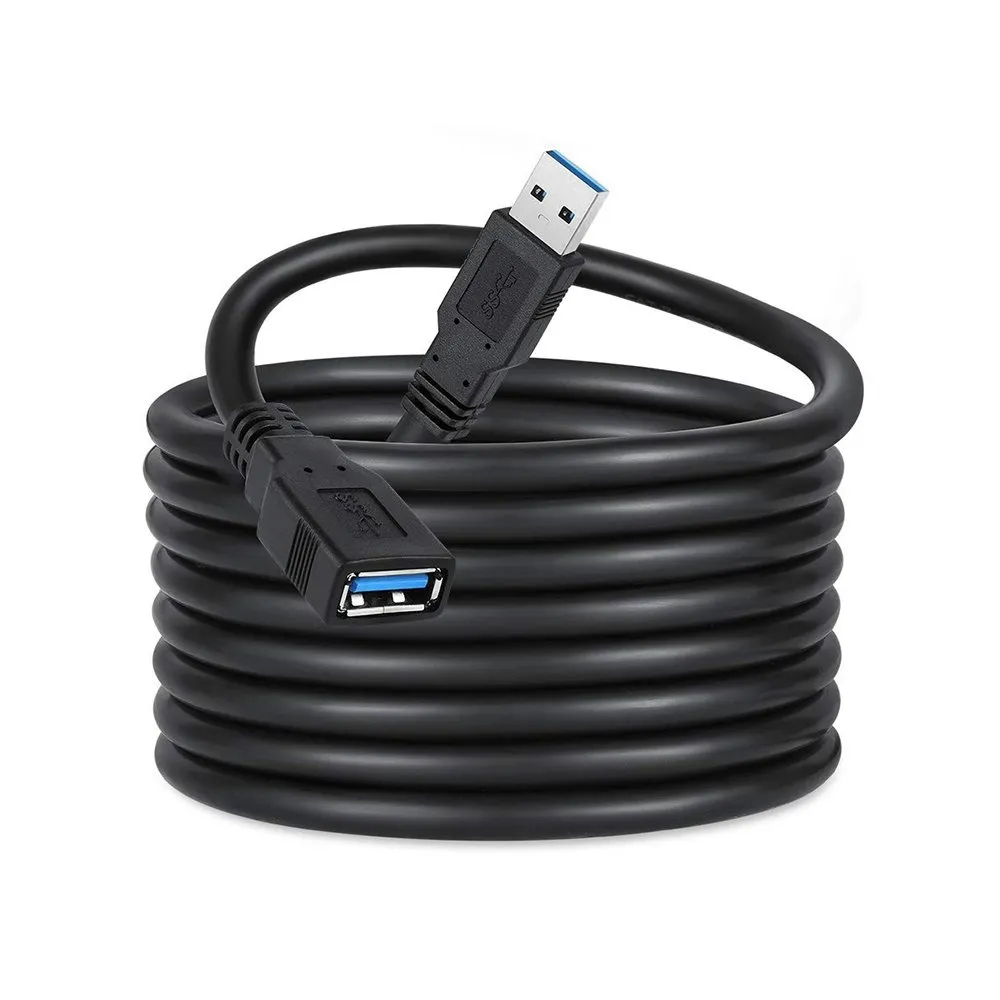 Кабель ColorWay USB - USB V 3.0 (M/F), 1.8 м, Black (CW-CBUF075-BK) - мініатюра 10