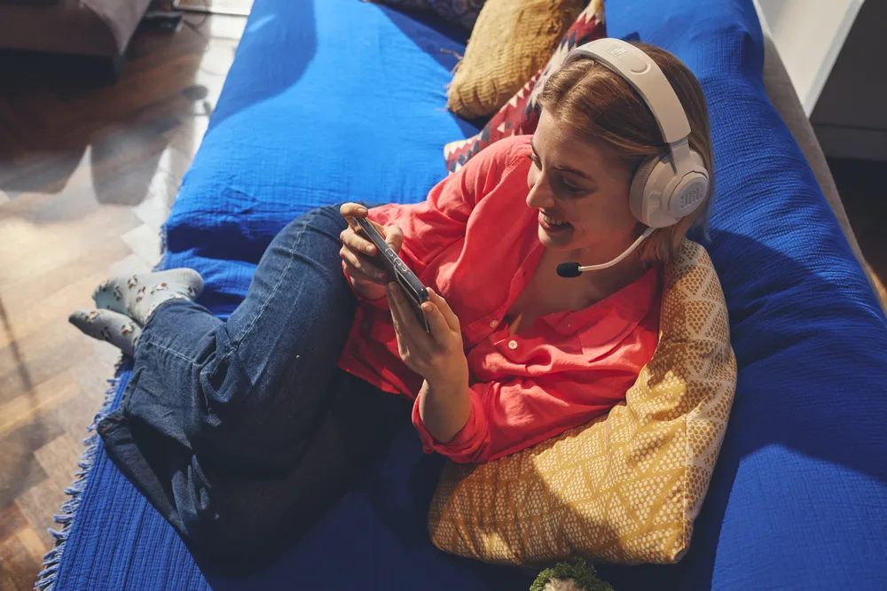 Bluetooth-гарнітура JBL Quantum 360 Wireless White (JBLQTUM360WHT) - мініатюра 10