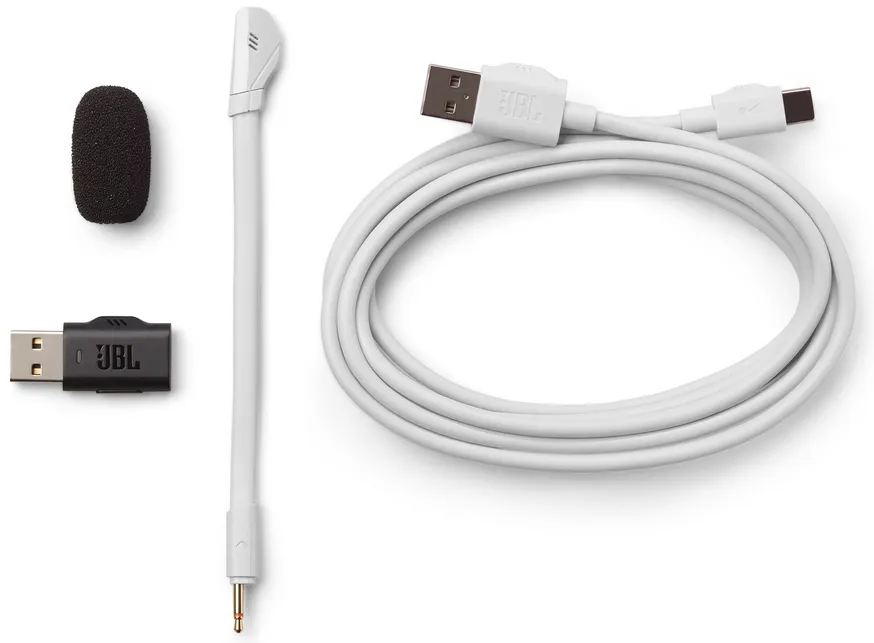 Bluetooth-гарнітура JBL Quantum 360 Wireless White (JBLQTUM360WHT) - мініатюра 9