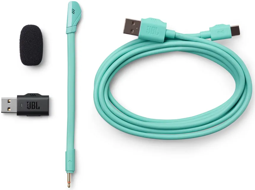 Bluetooth-гарнітура JBL Quantum 360 Wireless Cyan (JBLQTUM360CYN) - мініатюра 9