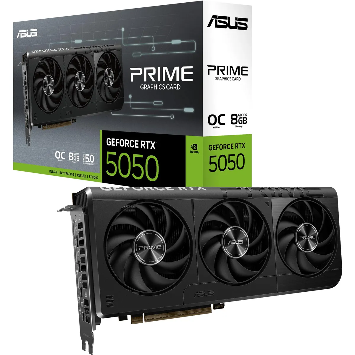 Відеокарта GF RTX 5050 8GB GDDR6 Prime OC Asus (PRIME-RTX5050-O8G) - зображення 1