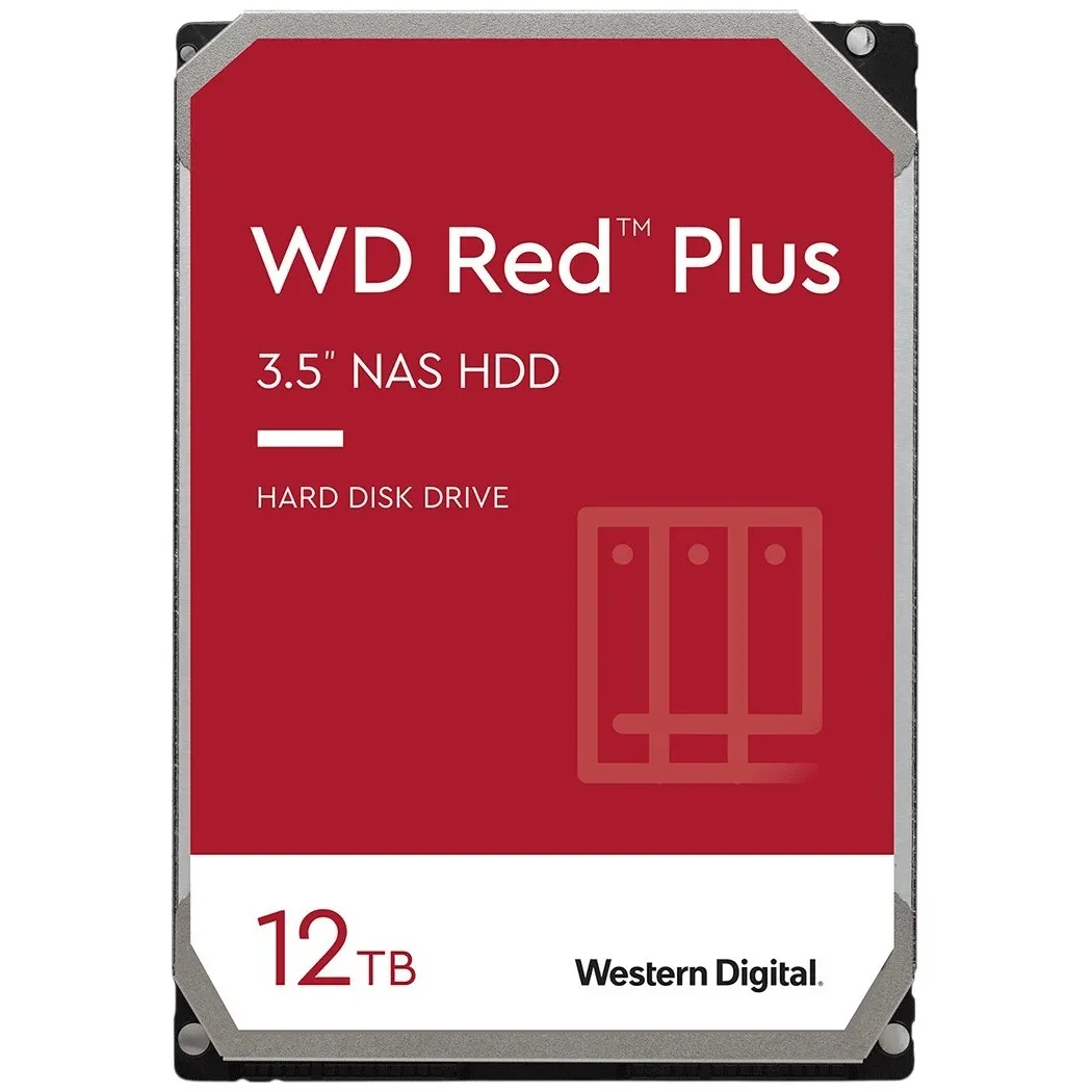 Накопичувач HDD SATA 12.0TB WD Red Plus 7200rpm 512MB (WD120EFGX) - зображення 1