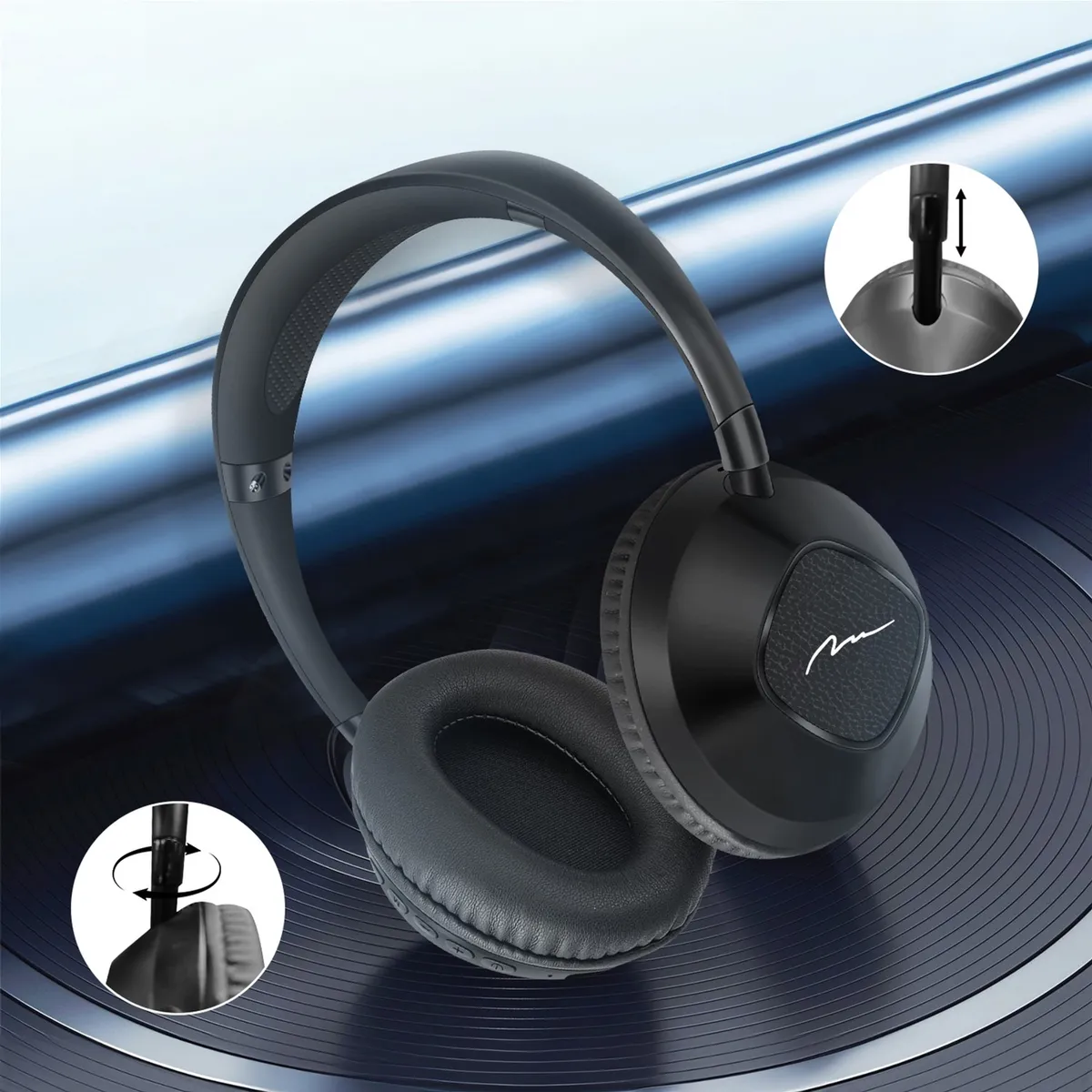 Bluetooth-гарнітура Media-Tech Sonique DS-2 Black (MT3610) - мініатюра 4