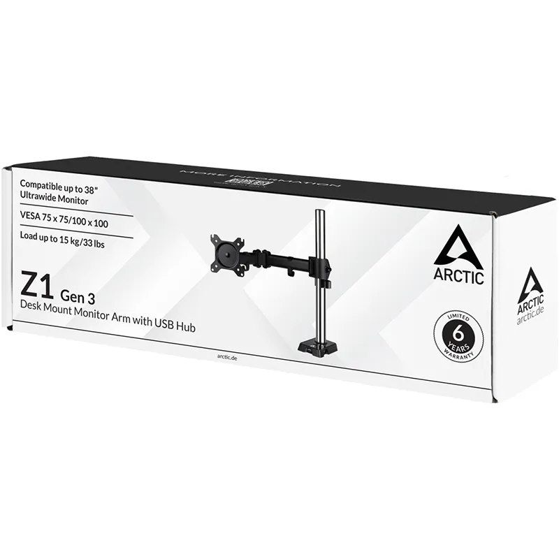 Настільне кріплення Arctic Z1 Gen.3 Black (AEMNT00052A) - мініатюра 4