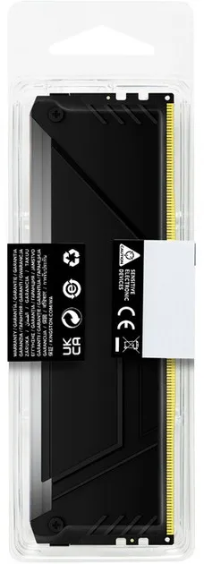 Модуль пам`яті DDR4 8GB/3200 Kingston Fury Beast RGB (KF432C16BB2A/8WP) - мініатюра 5