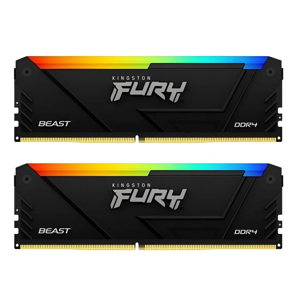 Модуль пам`яті DDR4 2x16GB/3200 Kingston Fury Beast RGB (KF432C16BB12AK2/32WP) - мініатюра 13