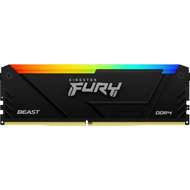 Модуль пам`яті DDR4 2x8GB/3200 Kingston Fury Beast RGB (KF432C16BB2AK2/16WP) - зображення 1