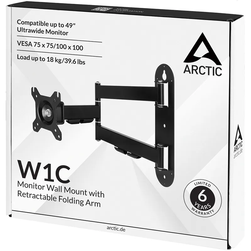 Настінне кріплення Arctic W1C (AEMNT00058A) - мініатюра 4