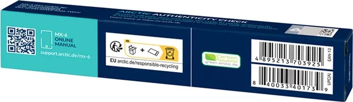 Термопаста Arctic MX-6 4 г (ACTCP00080A) - мініатюра 3