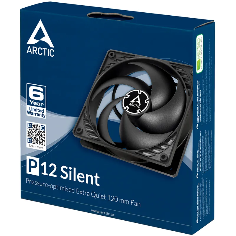 Вентилятор Arctic P12 Silent Black (ACFAN00130A) - мініатюра 5