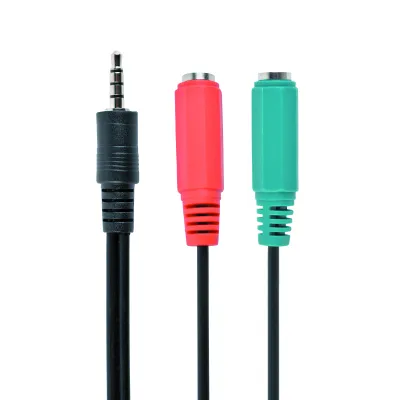 Кабель мультимедійний Jack 3.5mm папа/2х3.5mm мама Cablexpert (CCA-417) - мініатюра 2