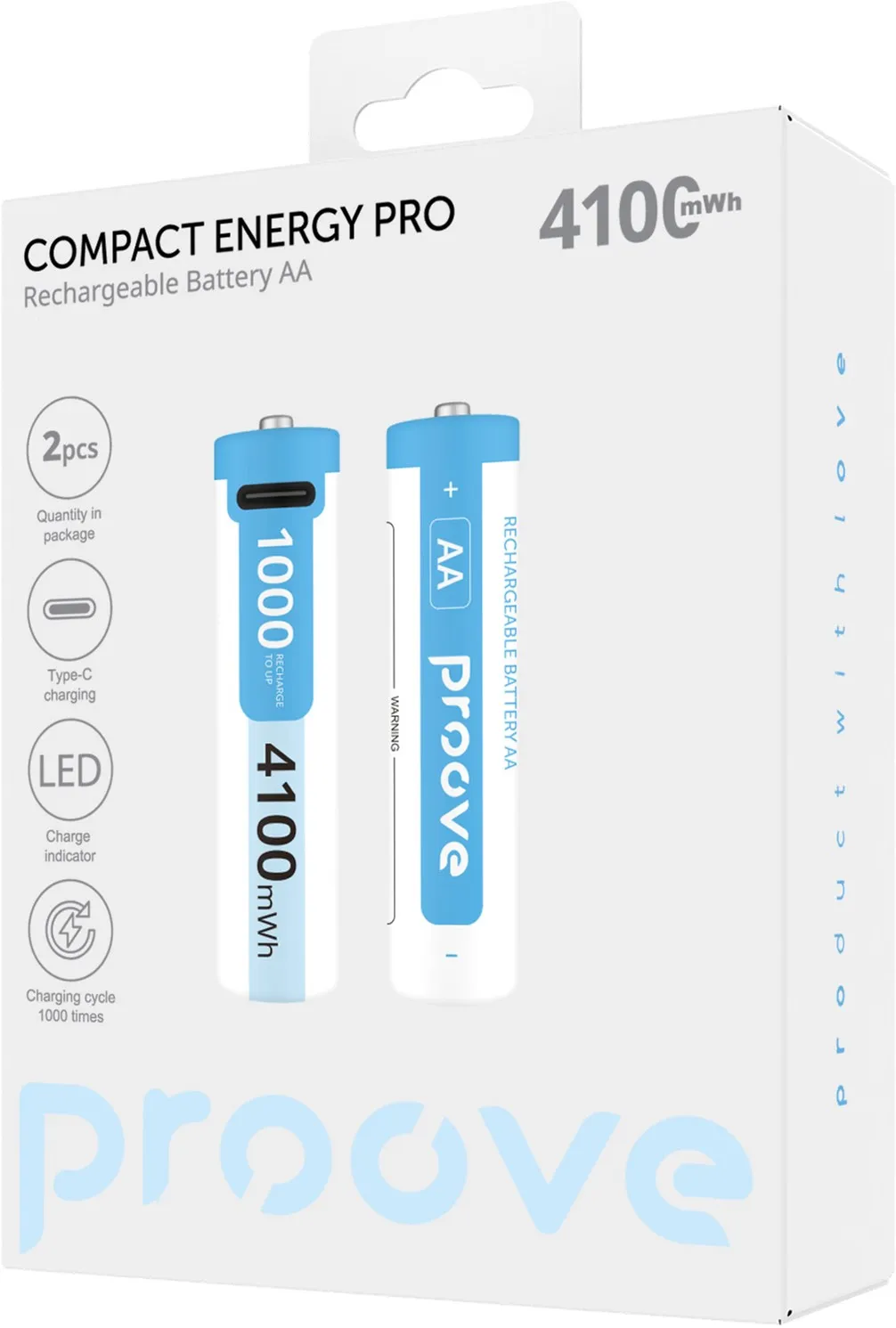 Акумулятори Proove Compact Energy Pro AA/HR06 NI-MH 2700 mAh BL 2 шт - мініатюра 2