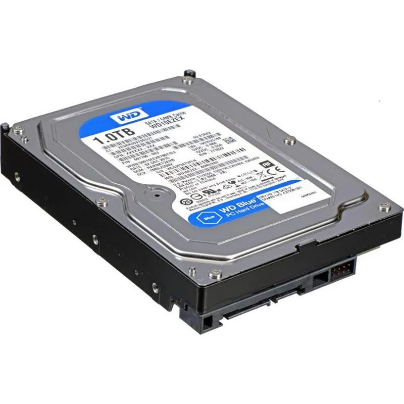Накопичувач HDD SATA 1.0TB WD Blue 7200rpm 64MB (WD10EZEX) - мініатюра 3