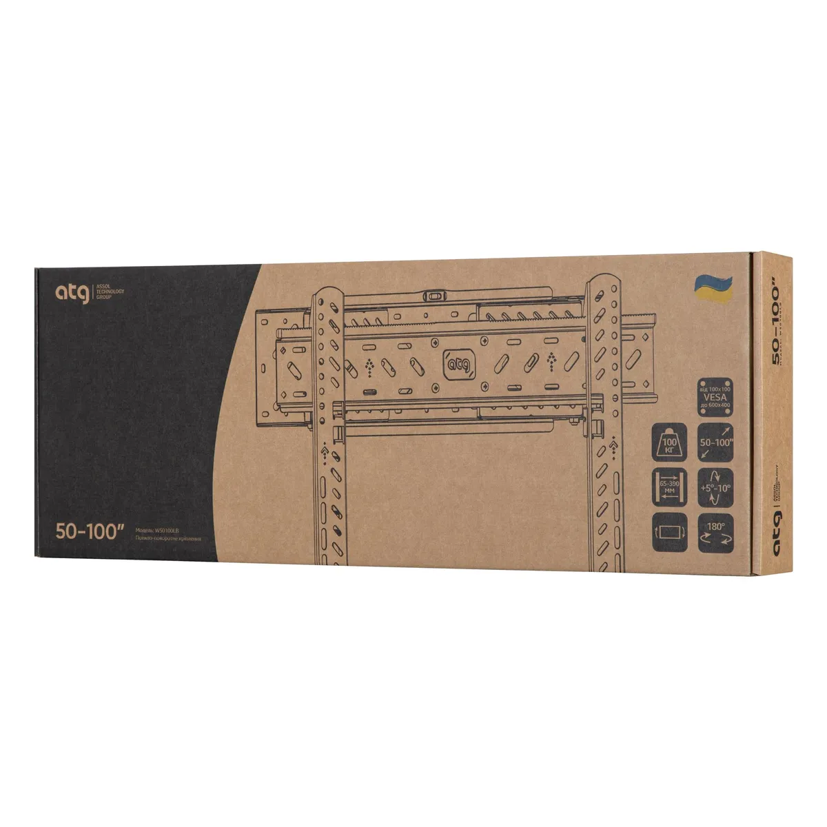 Кронштейн ATG W50100LB (VESA600х400) - мініатюра 8