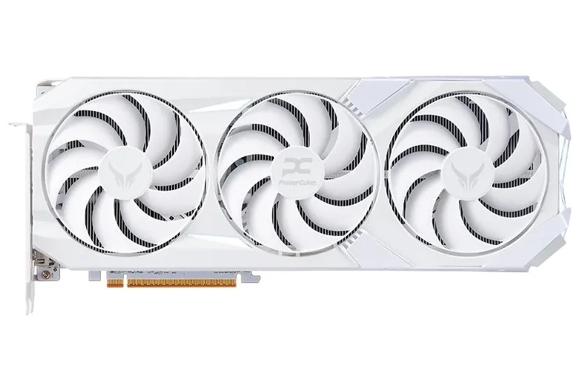 Відеокарта AMD Radeon RX 9070 XT 16GB GDDR6 Red Devil Spectral White PowerColor (RX9070XT 16G-E/OC/WHITE) - мініатюра 2