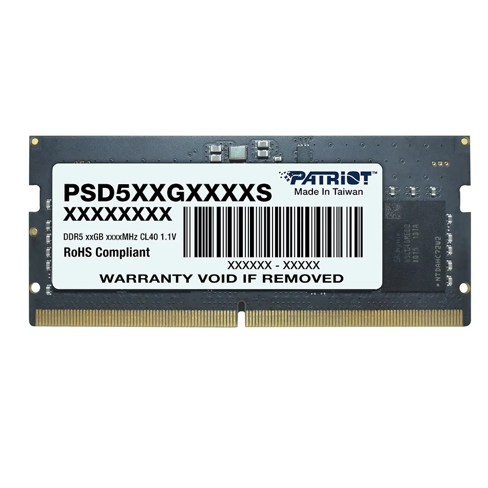 Модуль пам`яті SO-DIMM DDR5 32GB/5600 Patriot Signature Line (PSD532G56002S) - мініатюра 4